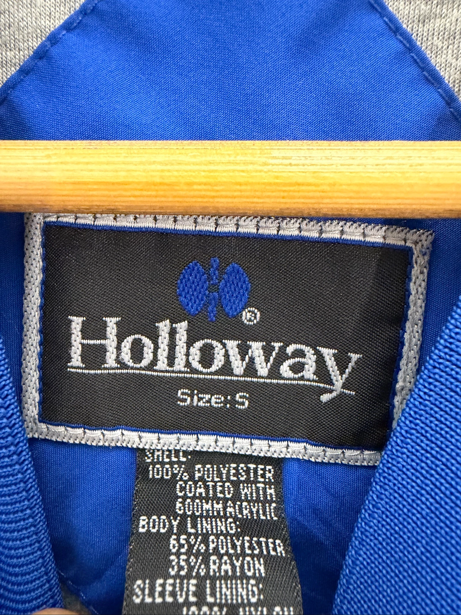 Cortaventos Vintage Oficial Kansas Jayhawks | Holloway | Tamanho P – photo 4